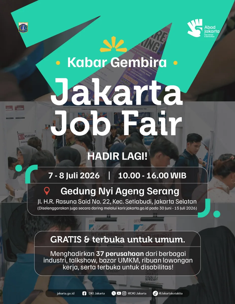 Job Fair Kabupaten Aceh Tenggara 2026 (Suku Dinas TKTE Wilayah Kabupaten Aceh Tenggara Barat) : 7-8 Juli 2026